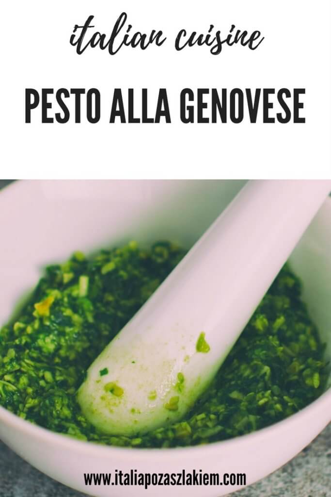 Pesto alla genovese, sos z Ligurii