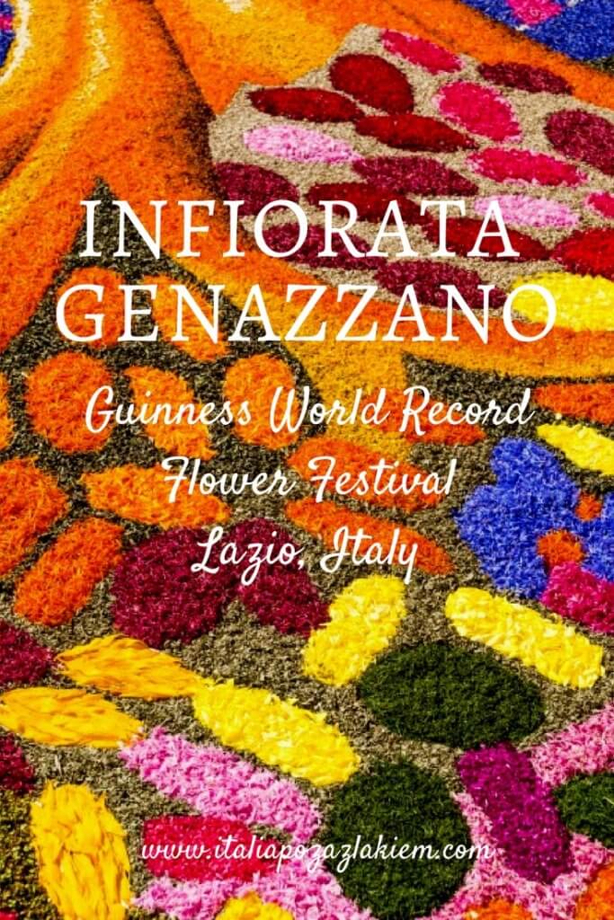 Infiorata Genazzano, Lacjum. Festiwal kwiatów w Genazzano