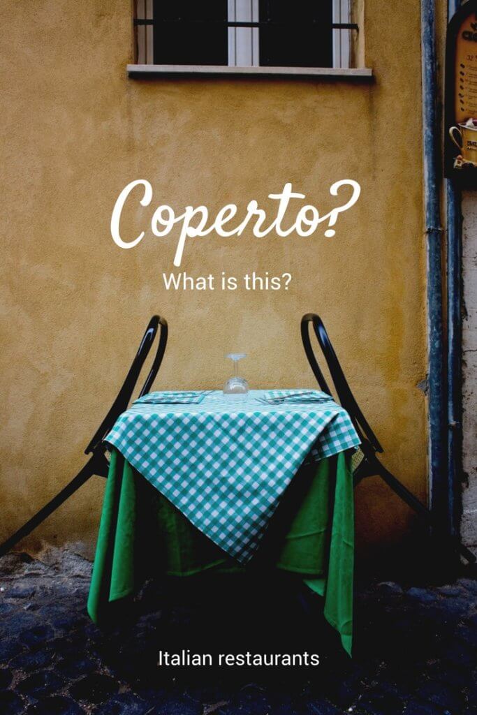 Co to jest coperto? Szukaj go w restauracyjnym menu