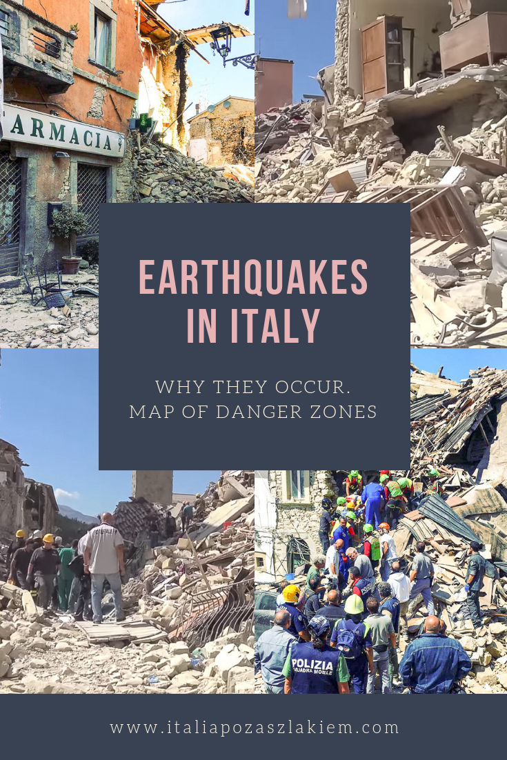 Dlaczego są trzęsienia ziemi we Włoszech. Mapa stref zagrożenia