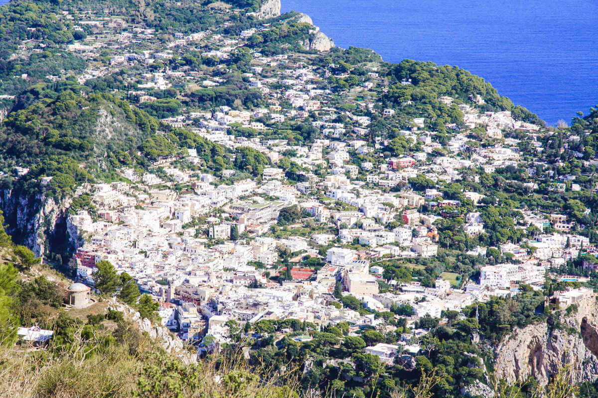 Monte Solaro, Anacapri, wyspa Capri. Kampania