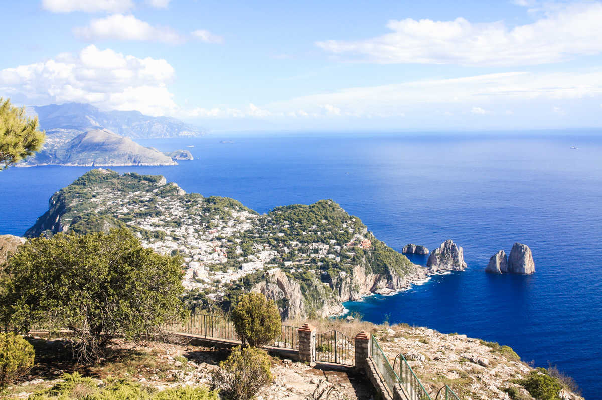 Monte Solaro, Anacapri, wyspa Capri. Kampania