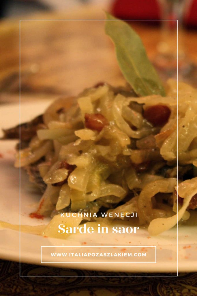 Sarde in saor, przepis kuchni weneckiej