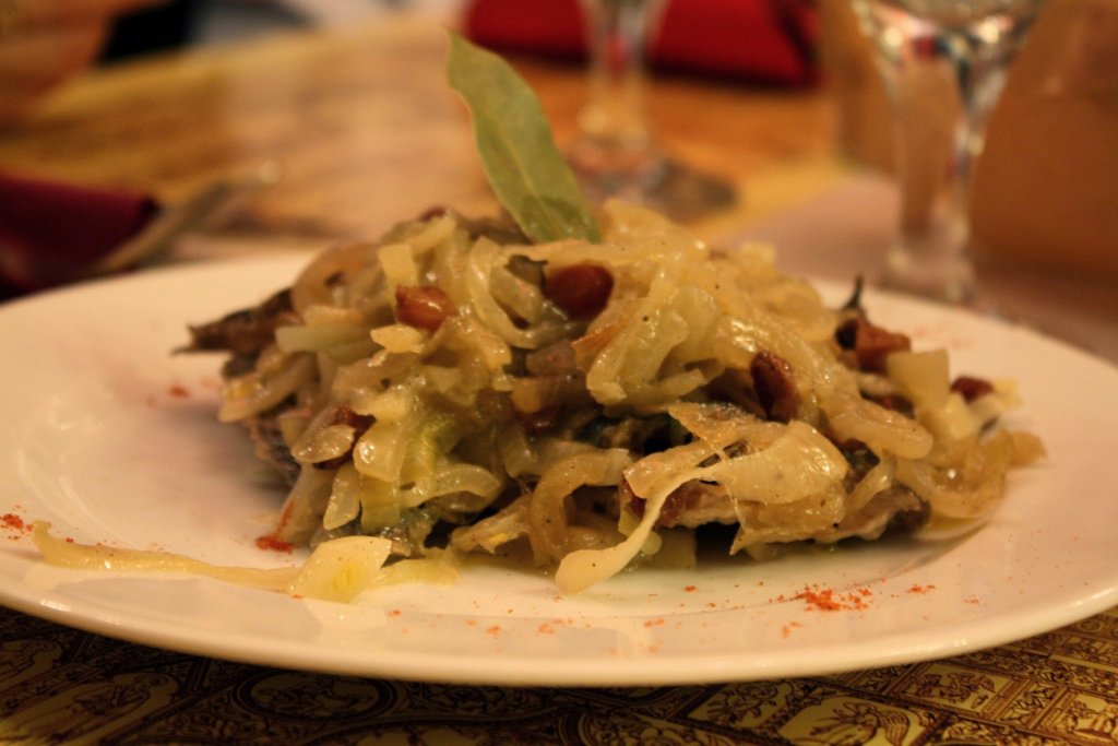 Sarde in saor, przepis kuchni weneckiej
