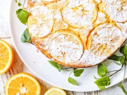 Torta all’arancia di Sicilia, przepis na sycylijskie ciasto pomarańczowe