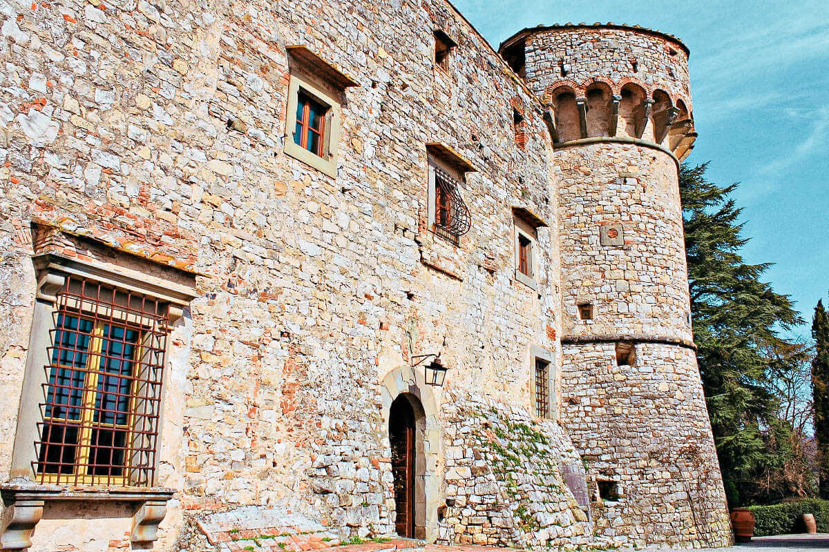 Castello di Meleto, Chianti, Toskania