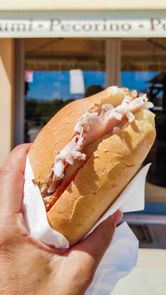 Pienza, Bindi Enzo, produkty regionalne