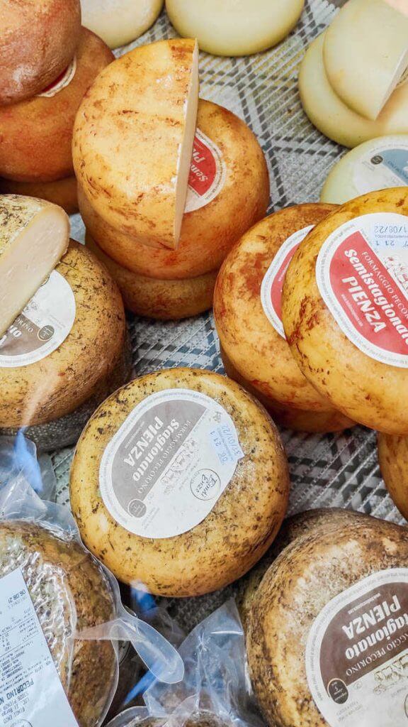 Pienza, Bindi Enzo, produkty regionalne