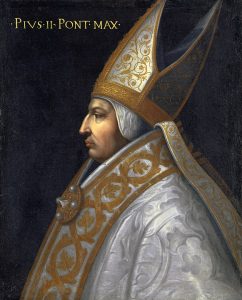 Pius II autorstwa Cristofano dell'Altissimo, źródło Wikipedia