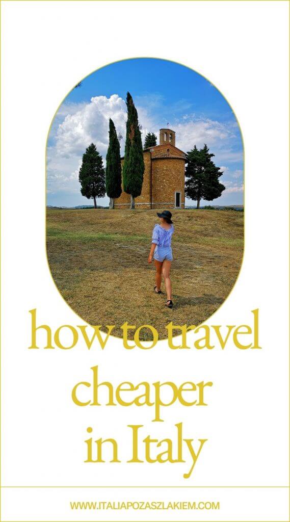 how to travel cheaper in Italy