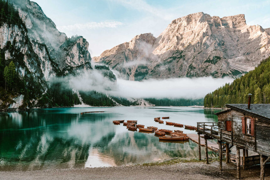 Lago di Braies / Pragser Wildsee, Południowy Tyrol