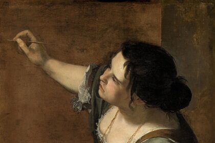 Artemizja Gentileschi, Autoportret jako alegoria malarstwa, źródło Wikipedia