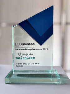 Travel Blog of the Year Europe, European Enterprise Awards 2023