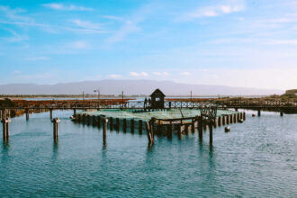 Laguna S'Ena Arrubia, Sardynia