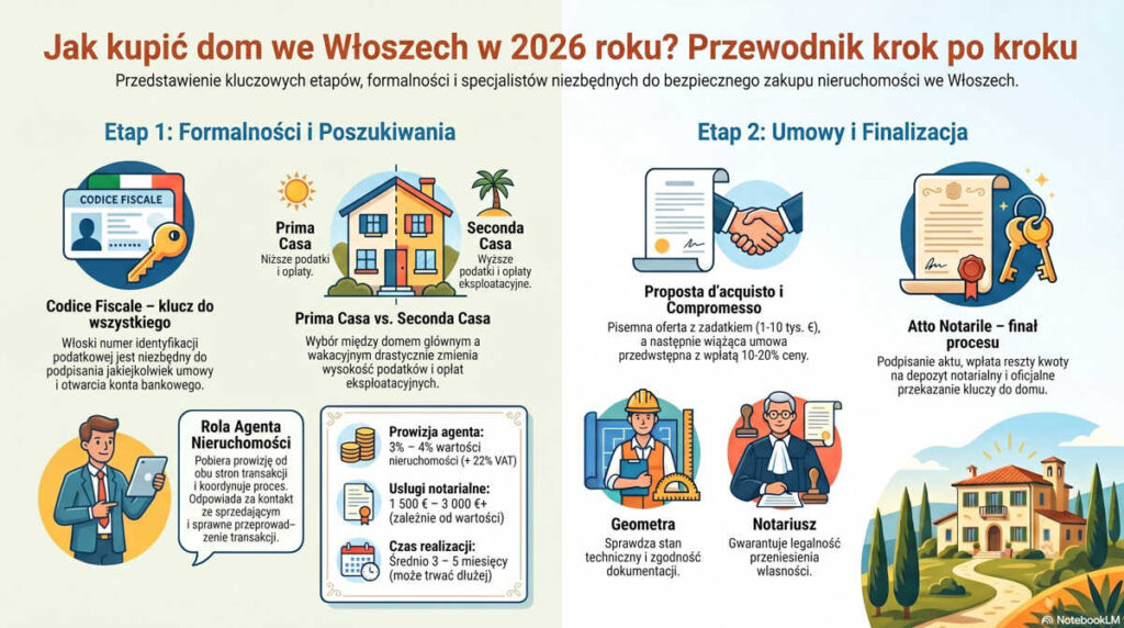 Jak kupić dom we Włoszech w 2026 roku? Cały proces krok po kroku