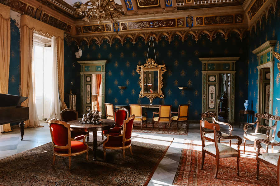 Sala blu w Palazzo della Direzione (Pałac Dyrekcji)